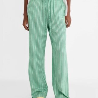Striped Loose Wide-Leg Pants