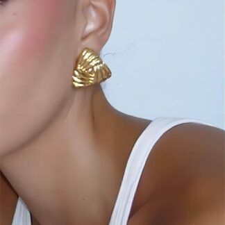 Geometric Metal Simple And Versatile Earrings